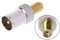 JOYKK SMA Jack Femmina per TV IEC Maschio Adattatore coassiale connettore RF nichelato - Argento e Oro