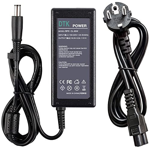 DTK 18,5V 3,5A 65W Alimentation Ordinateur Portable pour HP Chargeur Adaptateur Secteur pour HP Micro AC Adaptateur Connecteur: 7.4 * 5.0mm