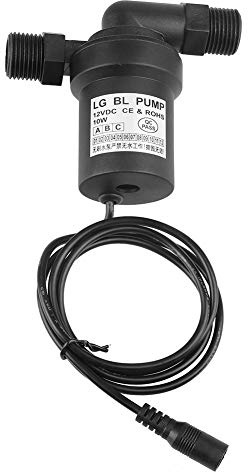 Samfox Brushless Tauch Mini Wasserpumpe, DC 12V 10W Solar Hochtemperatur Wasserpumpe für Gartenteich Aquarium Solar Brunnen Pool Umpumpen