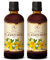 Hierba de San Juan 2x100ml - 200ml - Hypericum Perforatum - 100% Puro Aceite de Hipérico - Aceite de Hierba de San Juan para Cuidado Intensivo Cuerpo - Cabello - Piel - Masajes