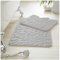 GC GAVENO CAVAILIA Premium 2 Piece Pebble Bath Mat Non Slip Pedestal Set, Extra Absorbent 100% Memory Foam Bathroom Toilet Rug, Regular (50x80, 50x40 cm), Silver