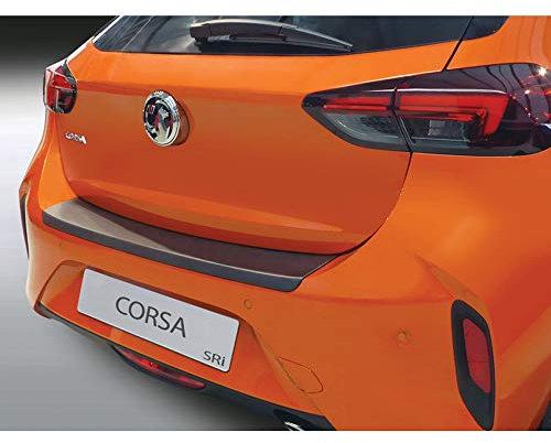 RGM ABS Heckstoßstangenschutz kompatibel mit Opel Corsa F GS-Line 5 türer 2019- Schwarz