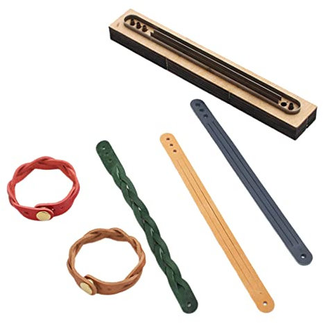 Perfeclan Leder Stanzformen Scrapbook Prägung Holz Stanzen Leder Stanzform Lederform Lederhandwerk Werkzeug für DIY Handwerk Armbänder Schmuckherstellung