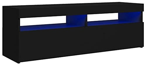 vidaXL TV Schrank mit LED Lowboard Fernsehschrank Fernsehtisch Holzwerkstoff