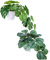 SOGUYI Pianta Finta Cadente 50cm Piante Finte da Interno Esterno con Vaso Plastica Pianta Artificiale per Decorazioni Balconi Casa Giardino Ufficio Moderna Design(2 pezzi)