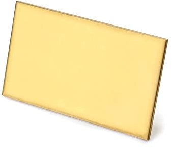 QWORK® H62 Placa de Latón 3mm, 60mm x 100mm