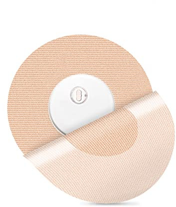 30 Stück Pflaster für Freestyle Libre 3 Sensoren wasserfest Pflaster,atmungsaktiv ohne Loch&hautfreundlich Fixierung beige