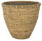 Pottery Pots Blumentopf Pflanzkübel Zement Bambus Ø 25 cm Höhe 29 cm Beige