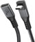 XAOSUN 40Gpbs Thunderbolt 4 Verlängerungskabel 0.5M, 240W /8K@60Hz thunderbolt 4 cable 90 Grad, USB C Stecker auf Buchse Kabel, Kompatibel mit SSD eGPU, MacBook Pro