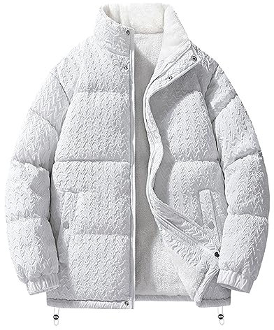 KONG JIMFAN Softshelljacke Herren Wasserdicht Funktionsjacke Herren Motorrad Regenkombi Softshelljacke Skijacke Herren Jacke Mountainbike Jacke Herren Sweatjacke Herren Herren Jacke(Weiß,XL)
