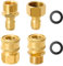 STYDDI Pressure Washer Quick Connect Kit for Sun Joe SPX3000, M22-15mm Threaded to 3/8 Inch Quick Hose Connect Fitting Coupler Compatible with Sunjoe, Campbell, Simoniz, Stanley, Excell, AR Blue Clean