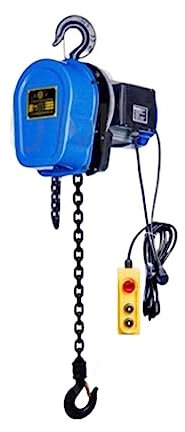 KKMNDE Palans électriques électriques Palan à chaîne électrique Palan électrique de 1 Tonne Grue de Levage Palan à Grue Domestique Palan à chaîne inversé à Haute effi