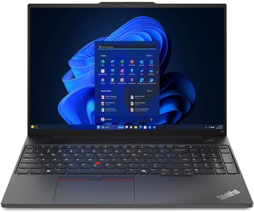 Lenovo ThinkPad E16 Gen 2 21M5000KUS Ordinateur portable tactile 16 WUXGA AMD Ryzen 7 7735U 16 Go SSD 512 Go Clavier anglais Noir