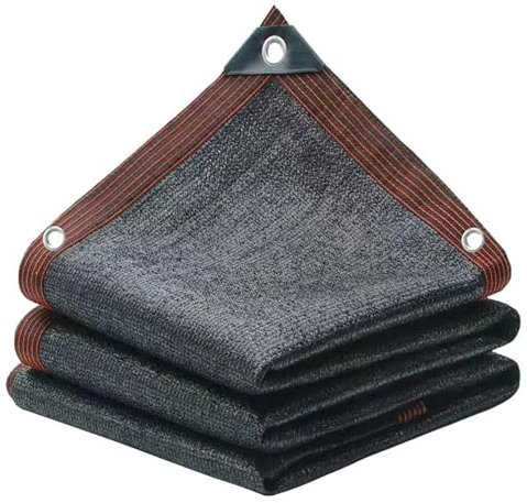 HUJZJY Vela Ombreggiante Rettangolare 6x8m, Telo Ombra Anti-UV 80%, Vela Parasole Leggera e Resistente, Copertura in Rete Ombreggiante per Piante Giardini Serre Esterno