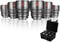 7artisans 10mm/16mm/25mm/35mm/50mm/85mm T2.1HopeSeries Professional Cine Lens S35 Frame Set Compatible for Canon RF-S Mount For RED KOMODO/RED KOMODO X/CANON C70/CANON R7/R50/R10(Titanium Gray)