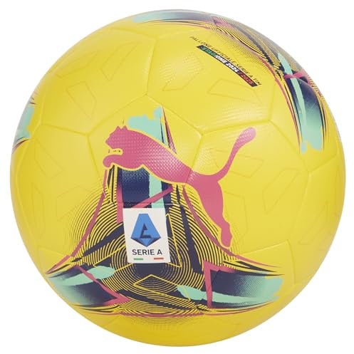 PUMA Orbita Serie A Hybrid 5 Dandelion Multi Colour Yellow Fußball