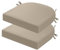 PRIMEPATIO Stuhlkissen für draußen, 2er-Set, Terrassenstuhlkissen für Gartenmöbel, wasserdicht, mit Bändern, Sitzkissen für draußen, Terrassenstuhlpolster, Esszimmerstuhl, 40X40, Beige
