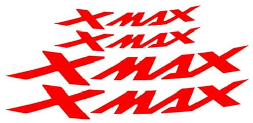 KJHOPY Decalcomanie adesive magnetiche Adesivo Ruota Moto Racing Rim Stripe Decal Accessori Decorazione Moto per Y&amaha Xmax300 Xmax250 Xmax150(Style 6)
