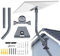 VIRIECH Starlink Gen 3 Halterung, 360° Verstellbare Halterung für Starlink Gen 3 Rohradapter, Wandhalterung Kompatibel mit Gen3/V3 Starlink Standard Dish, Zubehör für Starlink Internet Kit Satellite