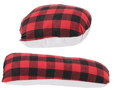 Juego de 2 piezas de jamón de sastre, juego de 2 almohadillas para planchar para hombros y mangas, cortadores, separadores de ropa, soporte para agujas de coser, aseo, costura, mangas