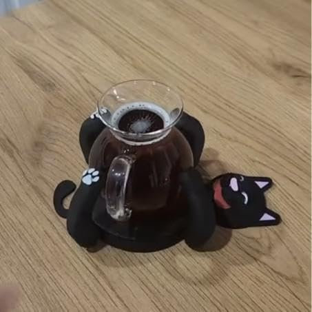 Funny Cat Coasters Cup Cuddler, 3D Print Cat Coasters, Funny Cats Cup Holder for Drinks, Creative Coasters Cat Mug Holder, Drink Holders Coffee Table Decor, for Pet Lovers