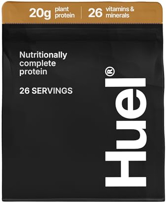 Huel Complete Protein Powder | 26 Servings | Salted Caramel | 20g Protein Per Serving | Gluten-Free | No Soy | Plant-Based Vegan Protein Powder
