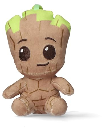 CERDÁ Life's Little Moments - Groot Guardians of the Galaxy Plüsch-Schlüsselanhänger mit Kunststoffhaken – Kinderzubehör für Rucksäcke, Taschen und Federmäppchen – weich, leicht und offiziell