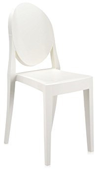 Kartell Victoria Ghost, Stuhl, Schwarz, 2er-Satz