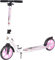 STAR SCOOTER Aluminium Kickscooter Roller Kinderroller Tretroller für Jungen und Mädchen ab 6-7 Jahre Big 205mm Wheel mit XXL Trittbrett Scooter für Kinder und Erwachsene Weiß & Lila