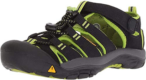 KEEN Damen-Sandalen in Rosa, Schwarz, Schwarz, Limettengrün, 12 UK Child