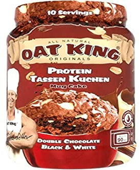 LSP Oat King Mug Cake Double Chocolate Black & White Protéine Whey
