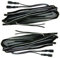 2er Set Doppel - Licht kabel - je 2x 200cm mit Isolierten Kabelschuhe einseitig - 2-adrig - z.B. für Fahrrad - E-Bike - Pedelec