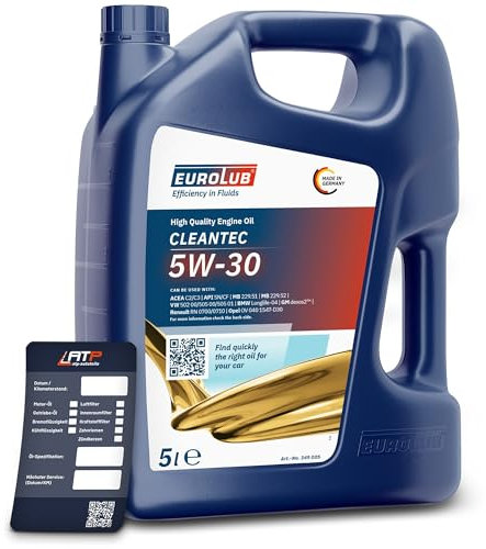 5 L LITER EUROLUB CLEANTEC MID SAPS SAE 5W/30 MOTOR-ÖL MOTOREN-ÖL 31735921