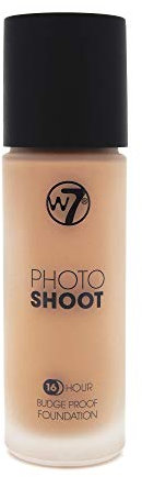 W7 Photo Shoot 16Hr Natural Beige Liquid Foundation, 28 ml