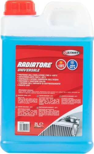 Start - Liquido radiatore anticongelante -22°C 2L: protezione estrema, efficienza costante anche nelle condizioni climatiche più rigide