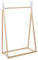 Atmosphera Kids Kinder-Kleiderschrank aus Holz, 76 x 126 cm, Braun