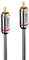Lindy 2m Digital Coaxial Audio Cable, Cromo Line, Anthracite