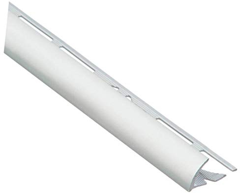 Tile Trim Round-Shape Edge 8-10-12mm 2.5M Aluminium Colors TMW Profiles (12 mm, Anodized Silver)
