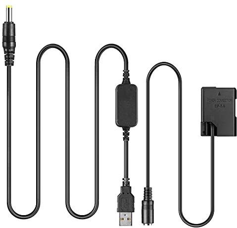 EP5A EN-EL14 Dummy Batterie + 5V-8.4V Câble USB Pilote EH5A/EH pour Nikon P7800 P7100 D5500 D5200 D5100 D3200 D3100 D3300