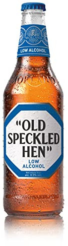 Old Speckled Hen Low Alcohol Pale Ale (0.5%) – 8 x 500ml Bottles | Smooth, Malty Alcohol-Free British Pale Ale | Classic Low ABV Ale with Full-Flavour Taste