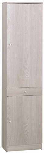 Dmora 2-türiger Kleiderschrank mit Schublade 2 verstellbare Einlegeböden