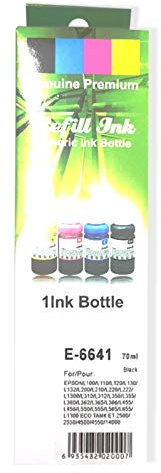 Cartridgex Black Refill Ink Bottle 70ml Replacement for Epson ET14000 ET2500 ET2550 ET4500 ET4550