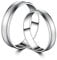 KnSam 750 Platin Ring Paar Ring Set Paarpreis Matte Runde Form Eheringe In Gold Paar Silber