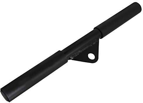 WINOMO Straight Bar Bizeps Widerstand Trainer DIY Bizeps Zugstange mit Handgriffen Verstellbare Workout Bar für Heim-Fitness-Studios Fitness Muskelaufbau