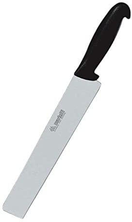 Marietti 1172P PASTA Praktisch Aufschnittmesser, Glatte Klinge, Schwarz, 24cm Klingenlänge