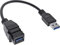 InLine® USB 3.2 Gen1 Adapterkabel, USB A Stecker/Keystone Buchse, 0,2m