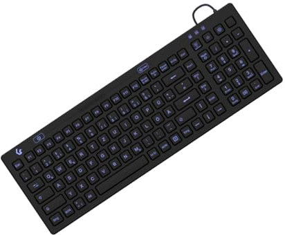 KeySonic KSK-6031INEL-B - Tastatur - QWERTZ - Deutsch - Schwarz