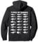 Shark Types Reef Species Raubfisch Ozean Fisch Haifisch Liebhaber Pullover Hoodie