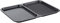 Tower T943005HG99 31cm Divided 2-in-1 Crisp and Sear Tray, Made in Aluminised Steel with Non-Stick Coating, Black