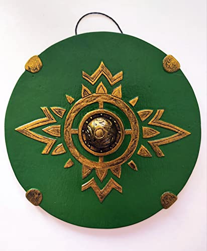 Rohan Mini Schild Wanddekoration, inspiriert von Tolkien, kompatibel für der Herr der Ringe Fans, Weihnachten, mini shield wall decor, Compatible for Lord of the Rings fans, birthday, christmas, gift